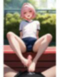 【足コキ特集】ふたなりのコスプレ女装男子の足にぶっかけ！〈500枚〉