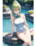 虹かけ誌 脱衣麻雀 イラスト集11 スーパーリアル麻雀PVII 蘭堂芹香 さあ、脱衣麻雀の時間よ 画像3