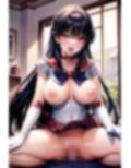 セーラー戦士の淫らなアヘ顔騎乗位 画像3