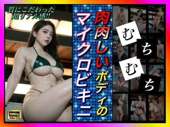 【むちむち厳選】巨乳より太ももと生足がエロすぎるマイクロビキニ女子