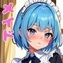 しましまパンツとメイドさん