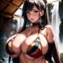 爆乳AIキタビキニ1