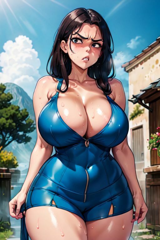 爆乳AI見下し顔1 画像1