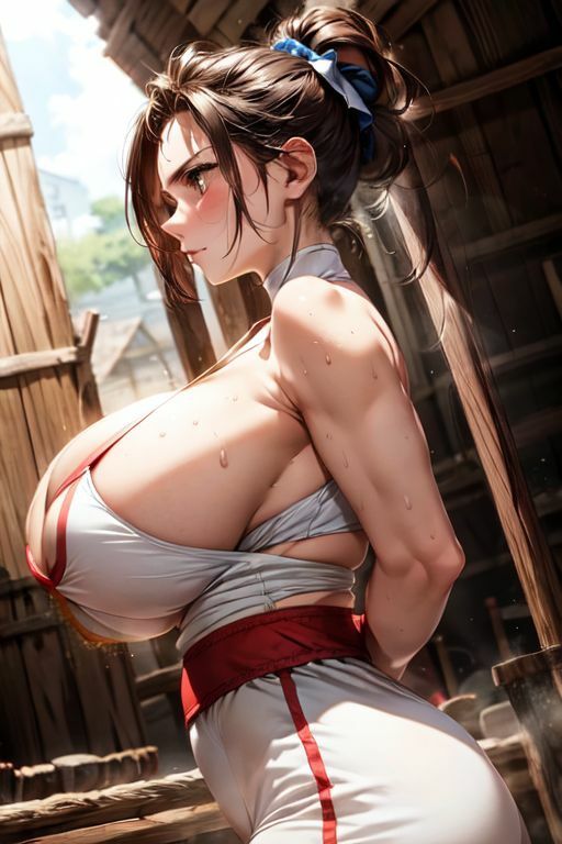 爆乳AIこぼれでるおっぱい1 画像1