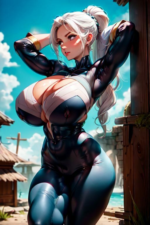 サンプル画像2:爆乳AIシーヴェノン1(AI出版) [d_346583]