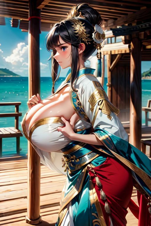 サンプル画像4:爆乳AIファンタジー1(AI出版) [d_346625]