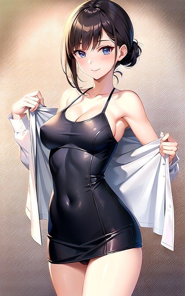 可愛すぎるスク水女子 画像1