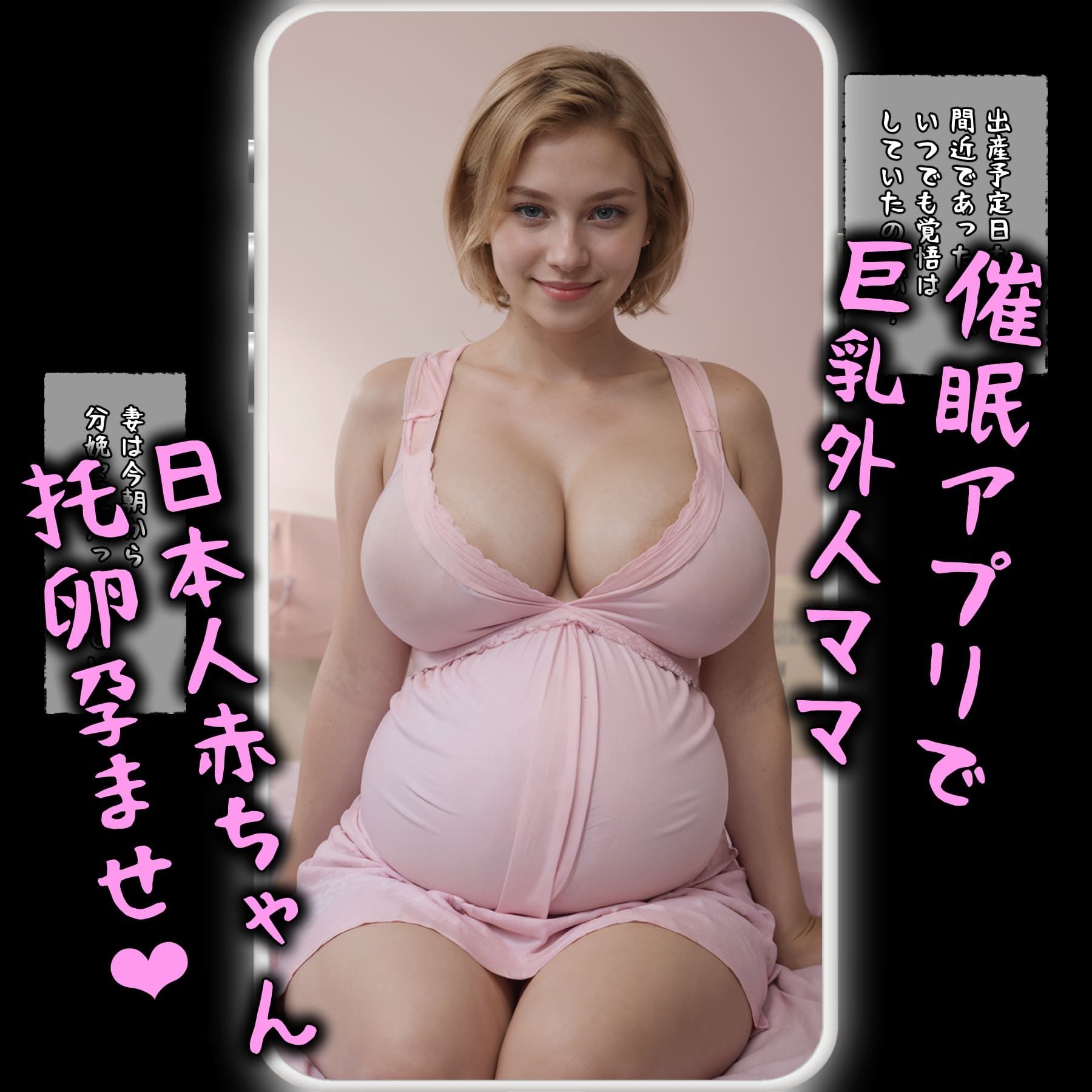 催●アプリで巨乳外人ママ、日本人赤ちゃん托卵孕ませ(パニックアメリカ) - FANZA同人