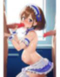 妊婦のボテ腹アイドルが枕営業でフェラや口内射精を受け入れ！