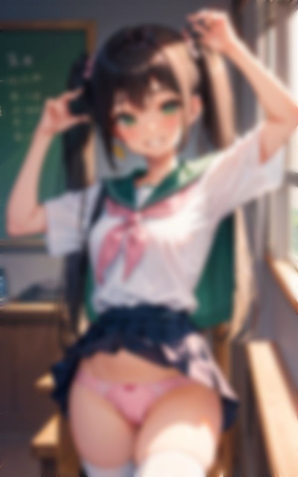 せ〜んぱいっ！すじ見えちゃってますか？ 画像2