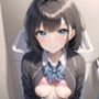 【15キャラ45枚】制服女学生のおしっこ事情
