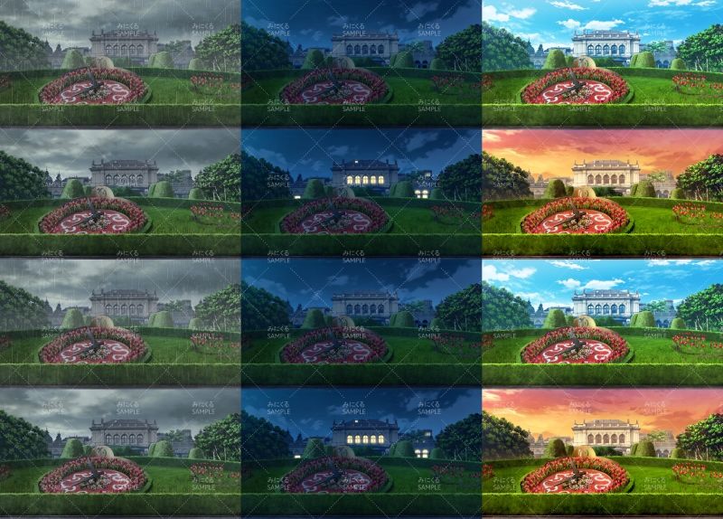 みにくる背景CG素材集『ヨーロッパ風編』part02-春-_1