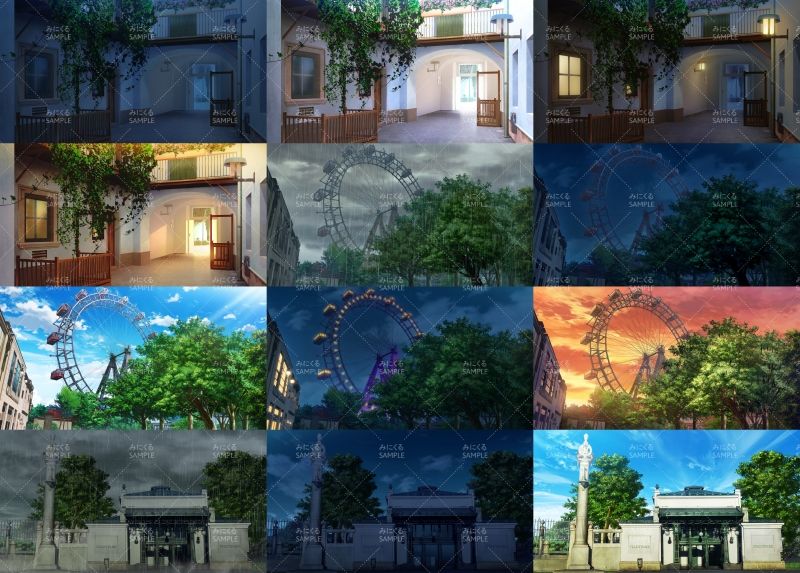 みにくる背景CG素材集『ヨーロッパ風編』part02-春-_2