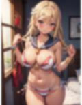 オタクに優しいギャルな彼女（実は処女）と海に来たCG集