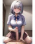 嫌そうな顔しながら手コキしてくれる女学生