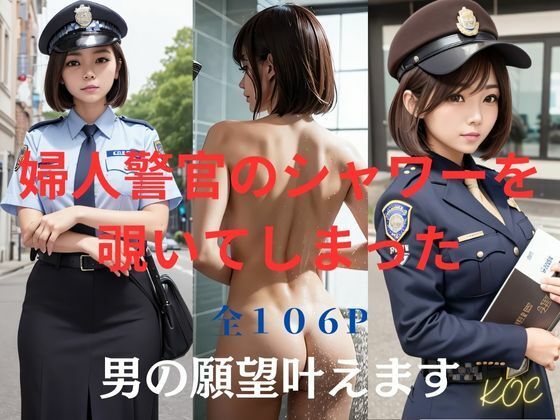 婦人警官のシャワーを覗いてしまった_1