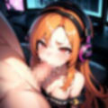 【オレンジ髪ゲーマー女子校生】緊縛拘束され強●高圧中出し