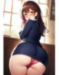 スーツのスカートからパンチラする清楚女子大生！就活中に下着のパンツをチラリ！
