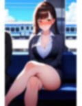 スーツのスカートからパンチラする清楚女子大生！就活中に下着のパンツをチラリ！