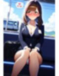 スーツのスカートからパンチラする清楚女子大生！就活中に下着のパンツをチラリ！