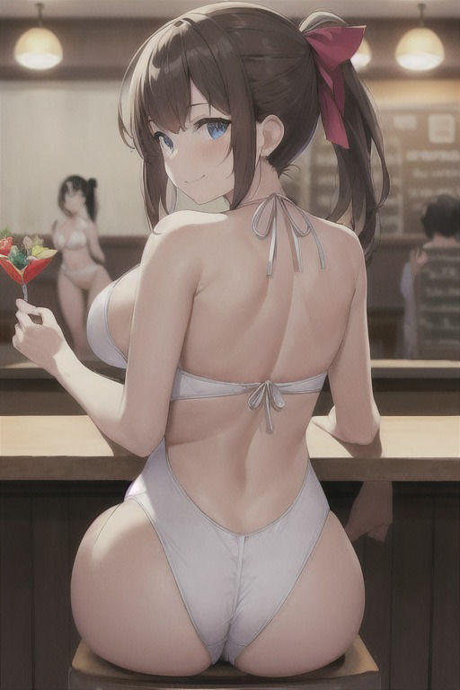 【微エロ】フェチコレVol.15 ビーチやバーで水着のまま過ごす美女達の尻を眺めるイラスト集【総枚数159枚】