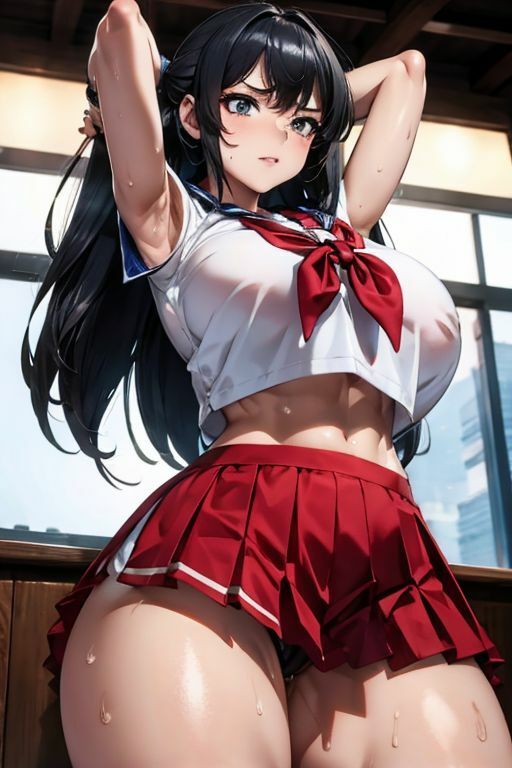 サンプル画像3:爆乳AIセーラー学園1(AI出版) [d_352042]