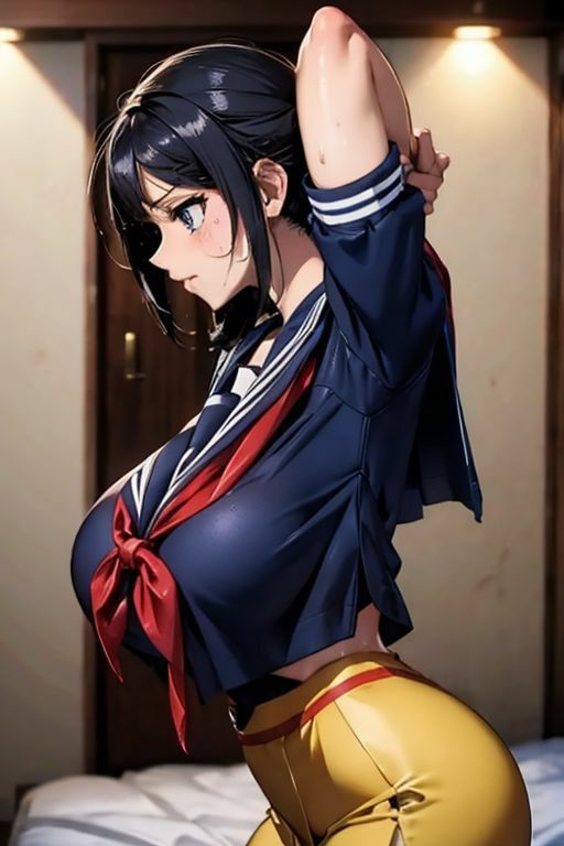 サンプル画像5:爆乳AIセーラー学園1(AI出版) [d_352042]