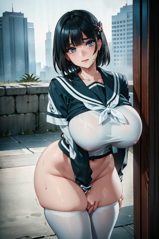 サンプル画像6:爆乳AIスイミングレッスン1(AI出版) [d_352089]