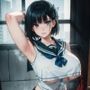 爆乳AIスイミングレッスン1