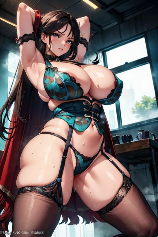 爆乳AIグリーンランジェリー1_9