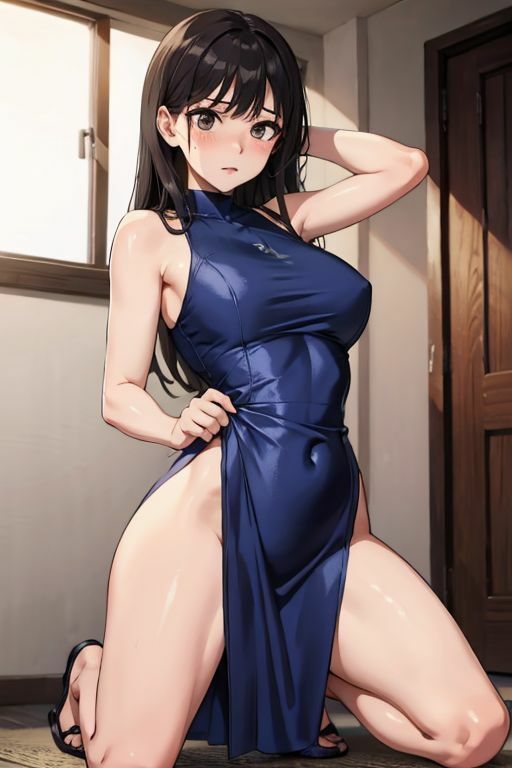 爆乳AIスク水素材1 画像5