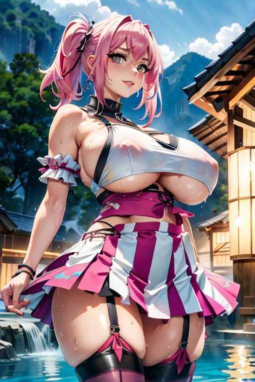 サンプル画像2:爆乳AIパステルゴスファッション1(AI出版) [d_352454]