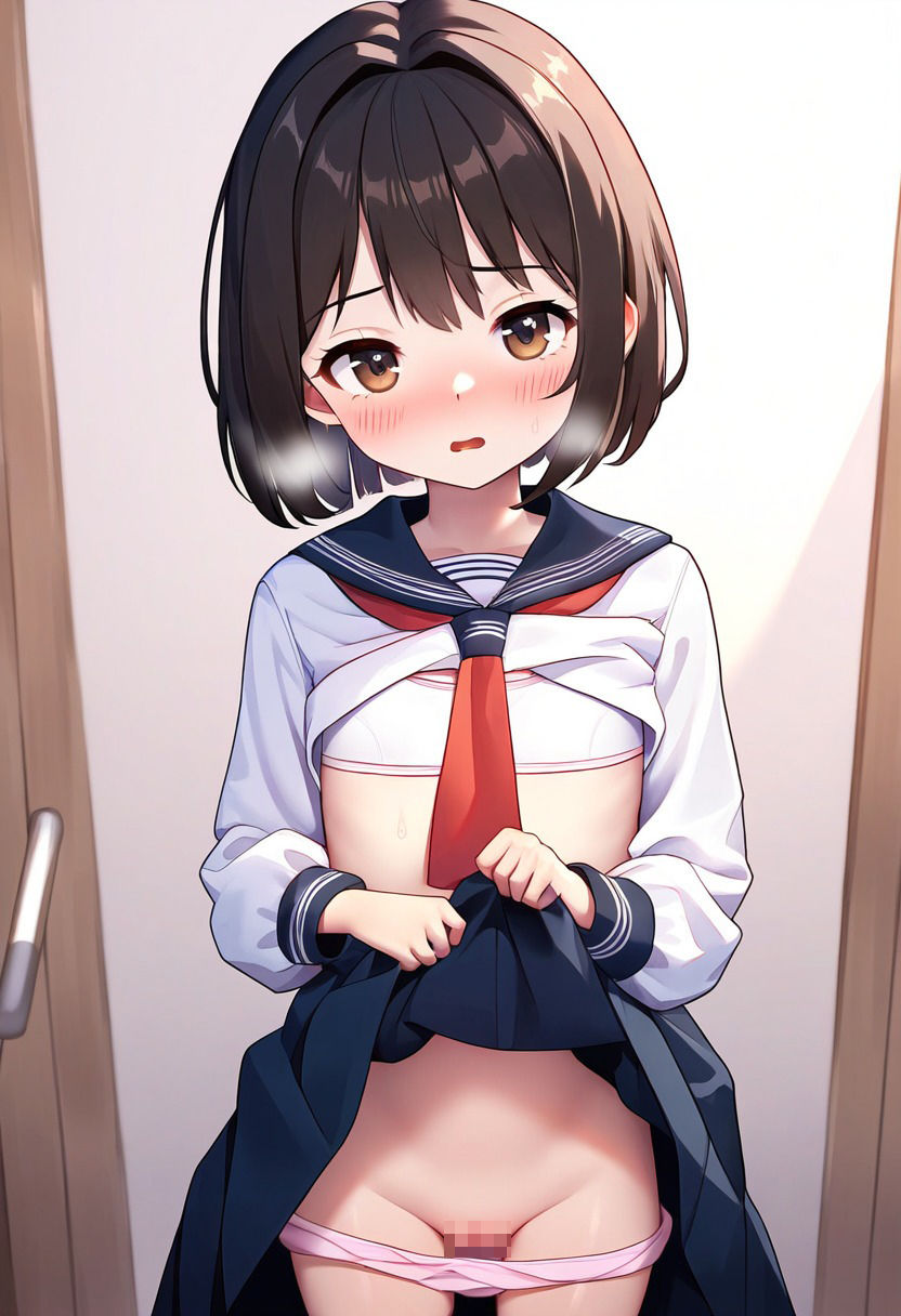 ロリっこがスポブラを見せてくれるだけの本 サンプル画像 8