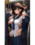 エッチなJKと痴●電車 画像2