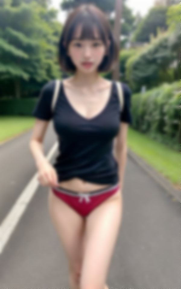 魅惑の裸体丸見え露出女学園の登校風景がヤバすぎた…。 画像6