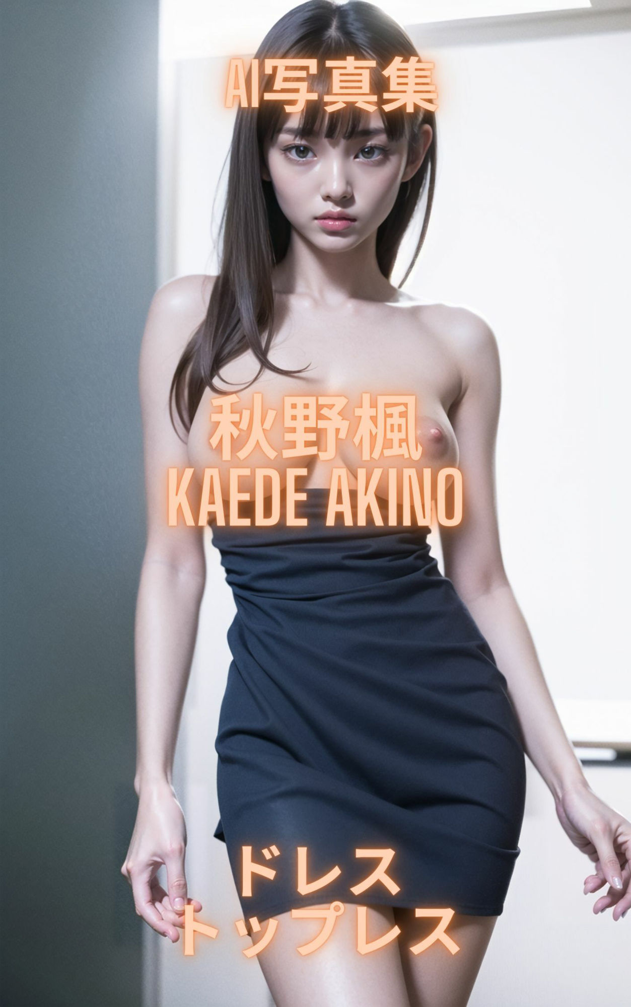 AI写真集 秋野楓 Kaede Akino ドレストップレス4