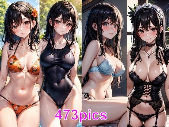 【妄想サチュレーション】過去に配信済みのパパ活JKというコンセプトのCG集となってしまい『パパ活JKをプール付き別荘に連れてきたCG集』