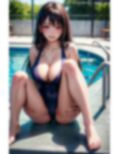 巨乳！M字！四つん這い！ムッチムチなドスケベ競泳水着画像集！【全181枚＋おまけ画像33枚】