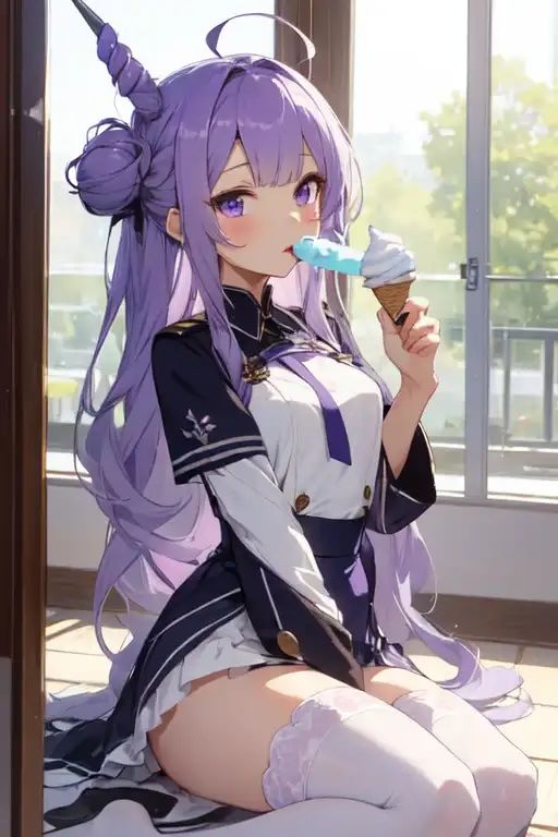 虹かけ誌 アズールレーン イラスト集4 ユニコーン のーぱん、はずか、しい 画像5