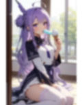 虹かけ誌 アズールレーン イラスト集4 ユニコーン のーぱん、はずか、しい 画像5