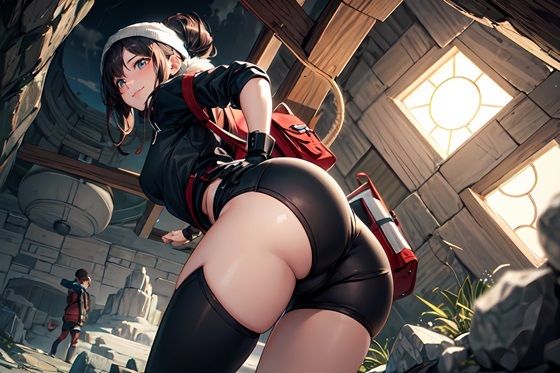 サンプル画像1:素敵な尻の女性 vol.5(blue moonのAI画房) [d_357700]