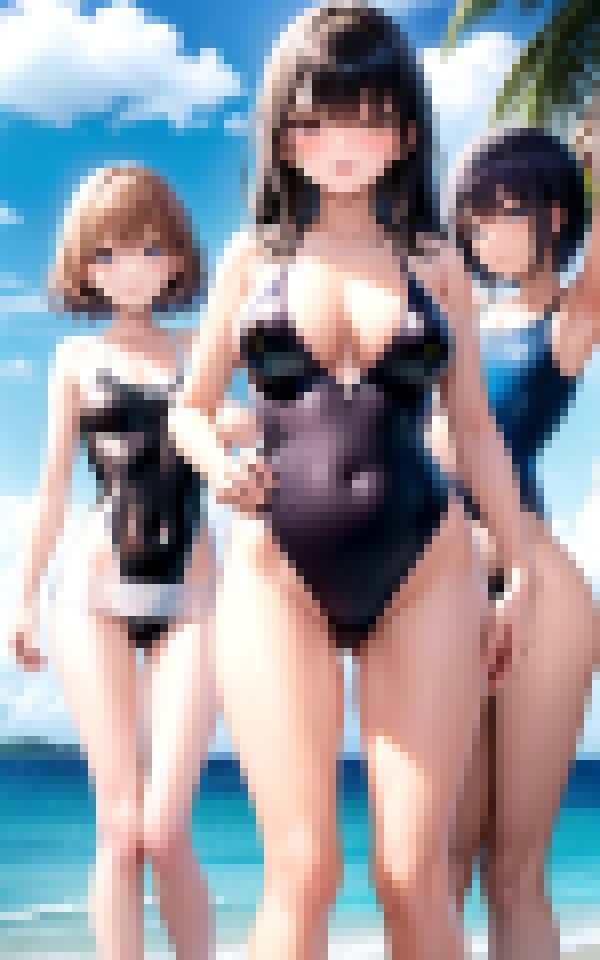 夏のプールで逆ナンされまり？ 画像3