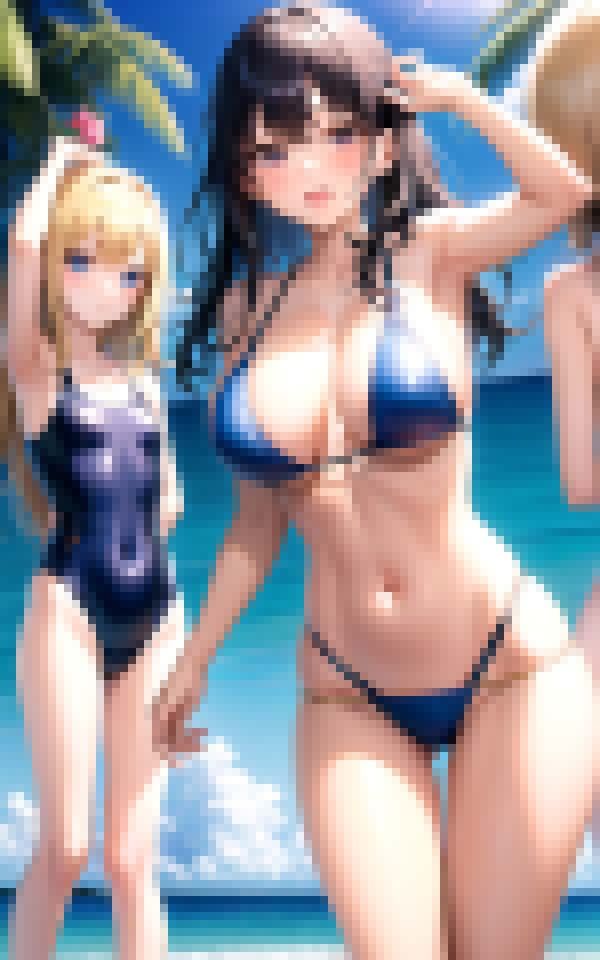 夏のプールで逆ナンされまり？ 画像4