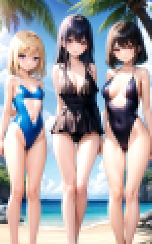 夏のプールで逆ナンされまり？ 画像7