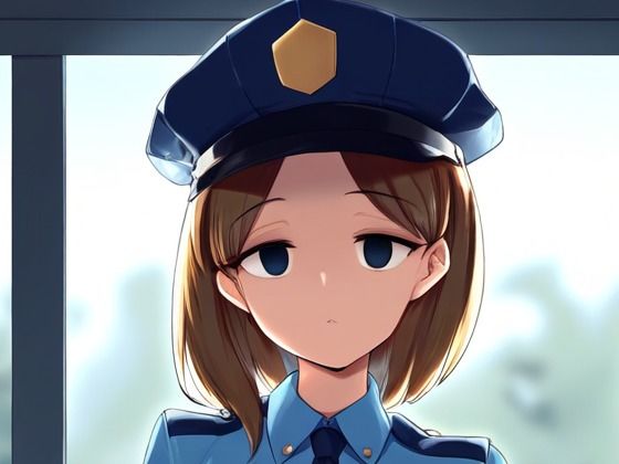 婦警の女の子が催●にかかってスカートをたくし上げている画像_1