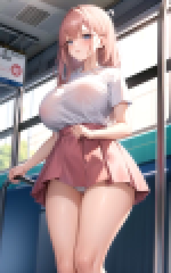 いきなり電車でパンチラ 画像5