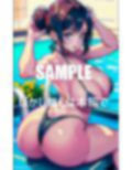 淫乱人妻とプールで不倫我慢できずに濡れっぱなしの下半身 画像1
