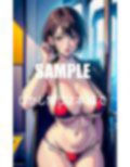 いやらし過ぎる美熟女たち巨乳を見せつけながら際どい水着で僕らを誘惑してくる水着の下の秘部は濡れっぱなしで滲んでいる 画像1