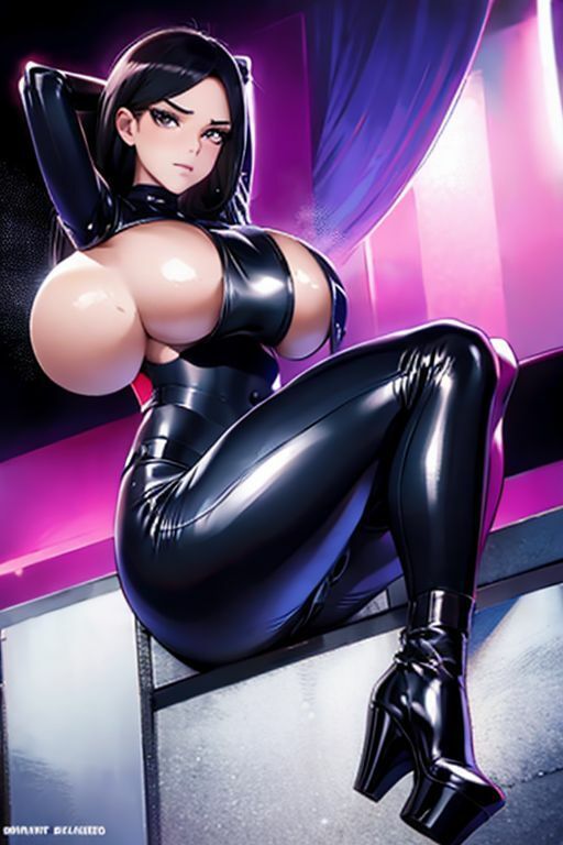 爆乳AIテカテカスーツ1 画像5