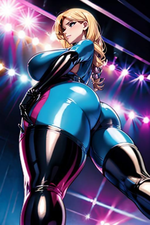 サンプル画像5:爆乳AIてっかてかスーツ1(AI出版) [d_362145]